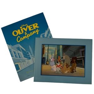 Disneys Oliver & Company Commemorative Lithograph From 1996